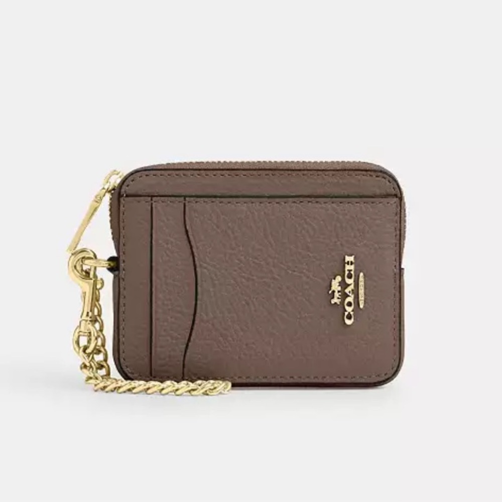 *SOLD* Coach Zip Card Case